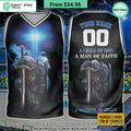 A Child Of God A Man Of Faith CUSTOM Basketball Jersey
