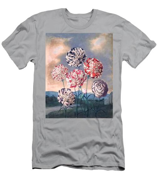 A Group Of Carnations From The Temple Of Flora 1807 T-Shirt
