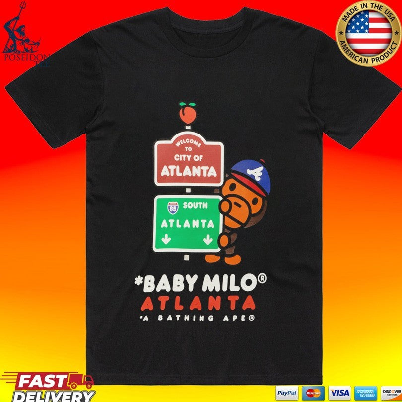 A Ma Maniere Baby Milo Atlanta Bape City T-shirt