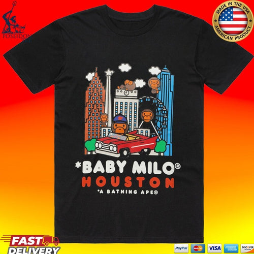 A Ma Maniere Baby Milo Houston A Bathing Ape City T-shirt