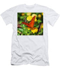 A Gulf Fritillary Butterfly In Bermuda T-Shirt