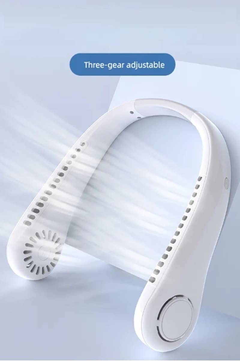 Portable Hands Free Bladeless Neck Fan