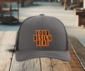 Custom Logo | Richardson 112 Hat with Laser Engraved Leather Patch