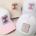 Raised On 90S Country Embroidered Patch Seersucker Brim Cap