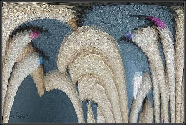 Abstract Pencils Print