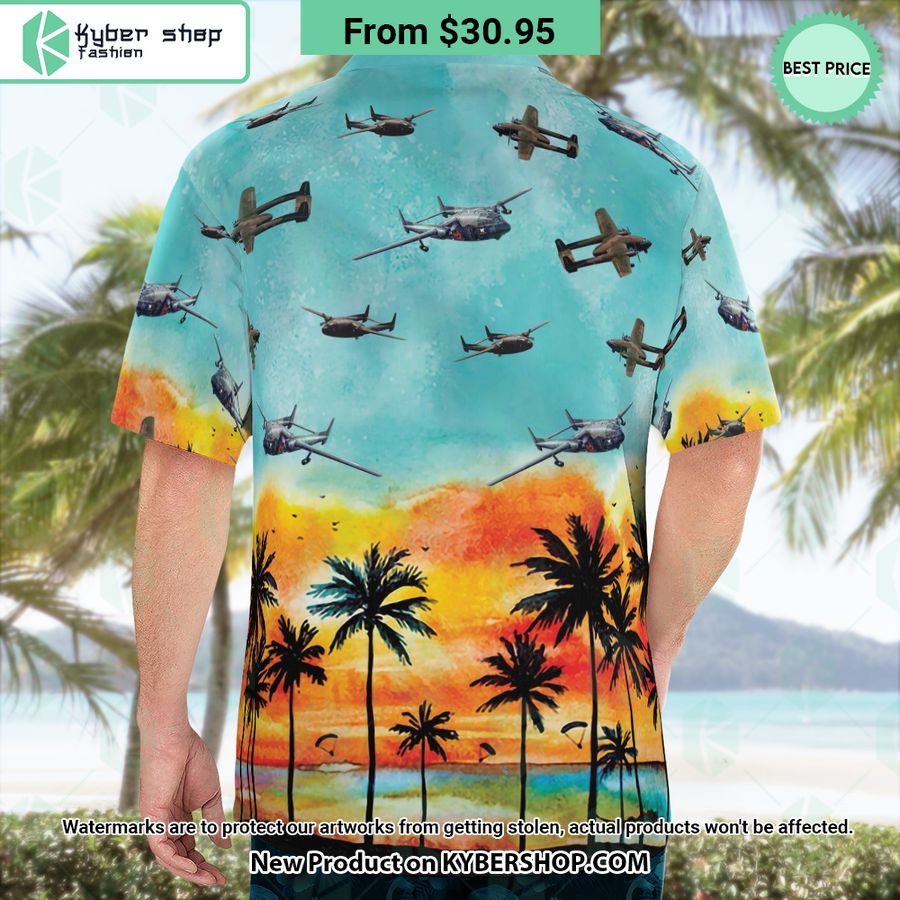 Ac-119 Gunship Hawaiian Shirt