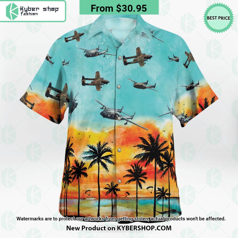 Ac-119 Gunship Hawaiian Shirt