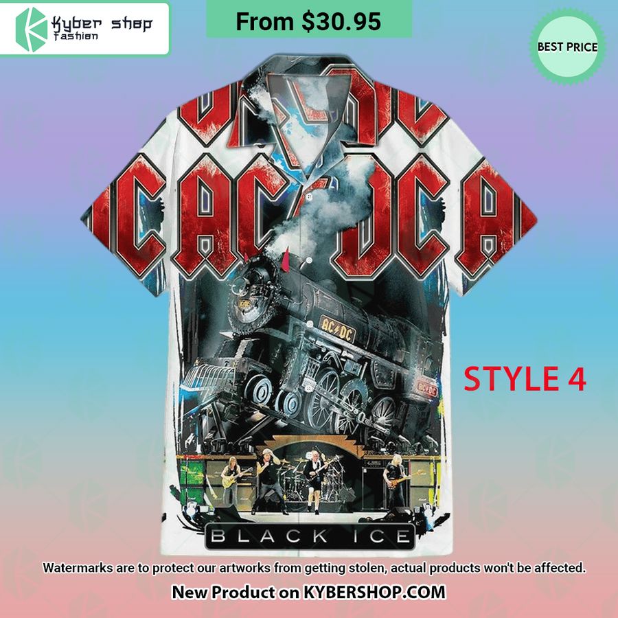 ACDC Band Hawaiian Shirt