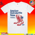 Aclu American Civil Liberties Union Cowboy Boot T-shirt