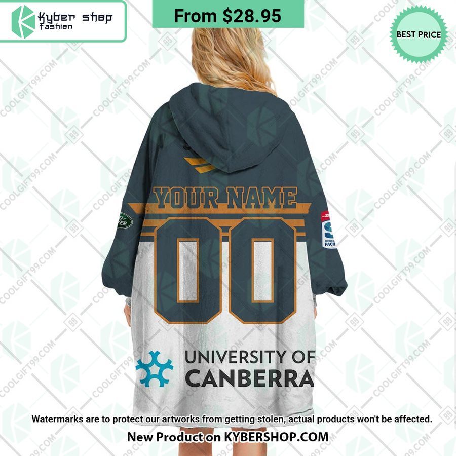 Act Brumbies Super Rugby Pacific Home Jersey CUSTOM Hoodie Blanket