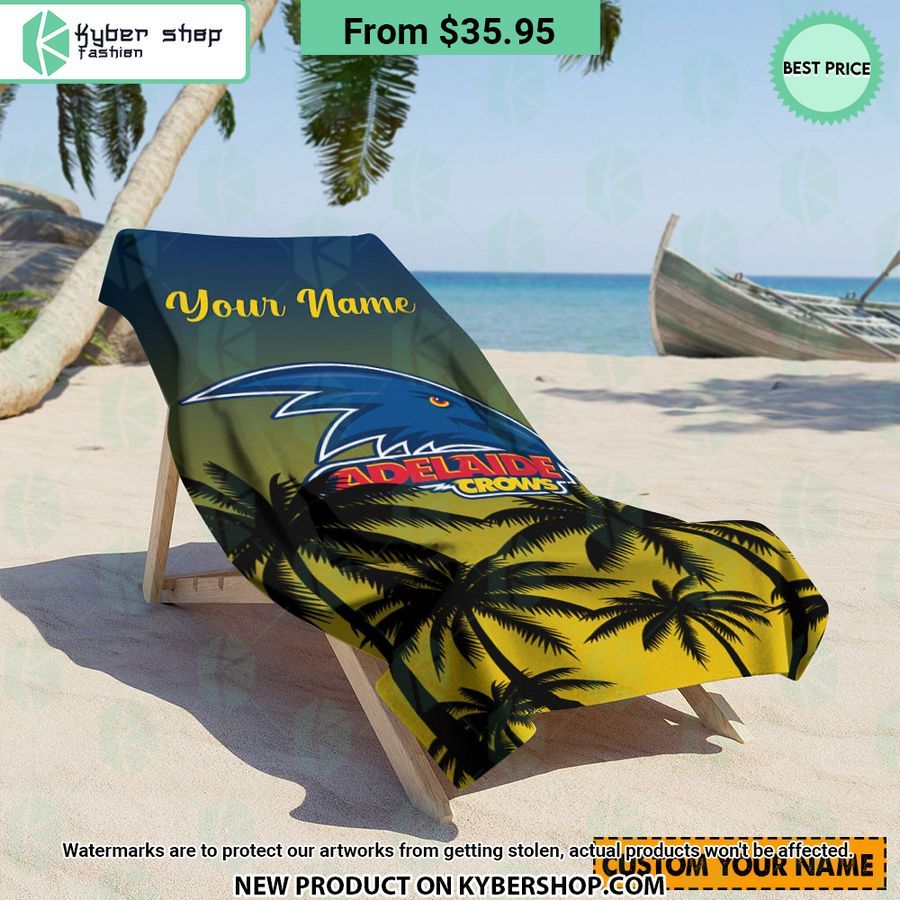 Adelaide Crows CUSTOM Beach Towel
