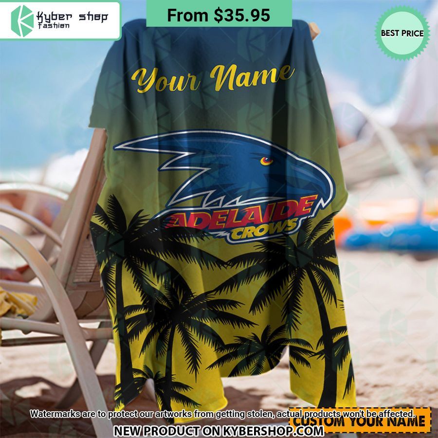 Adelaide Crows CUSTOM Beach Towel