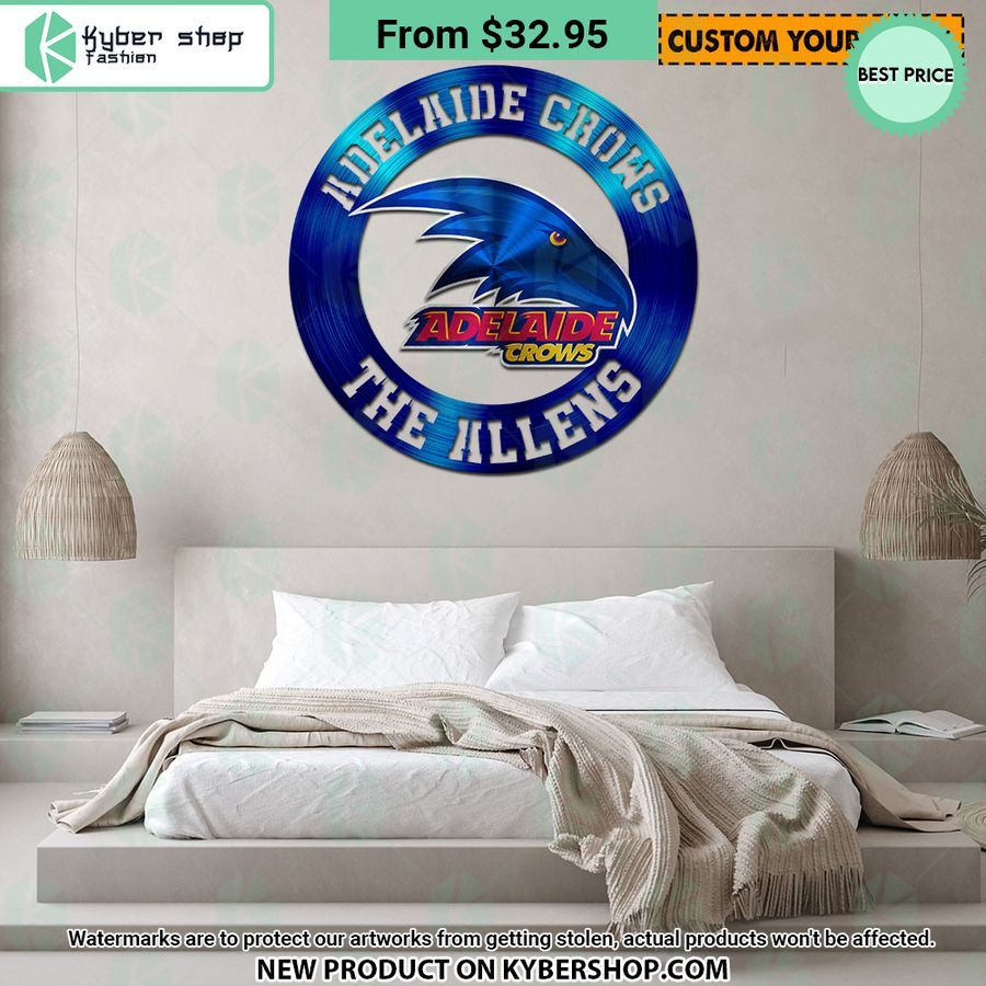 Adelaide Crows CUSTOM Metal Sign