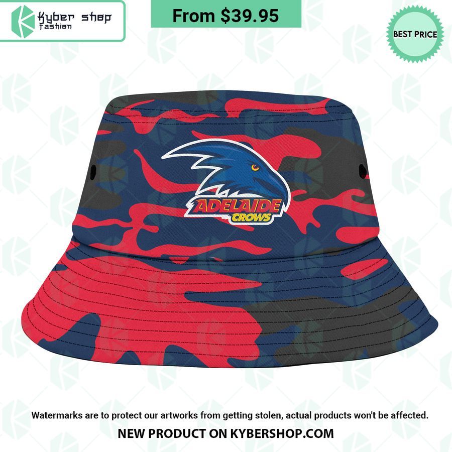 Adelaide Football Club Camo Bucket Hat