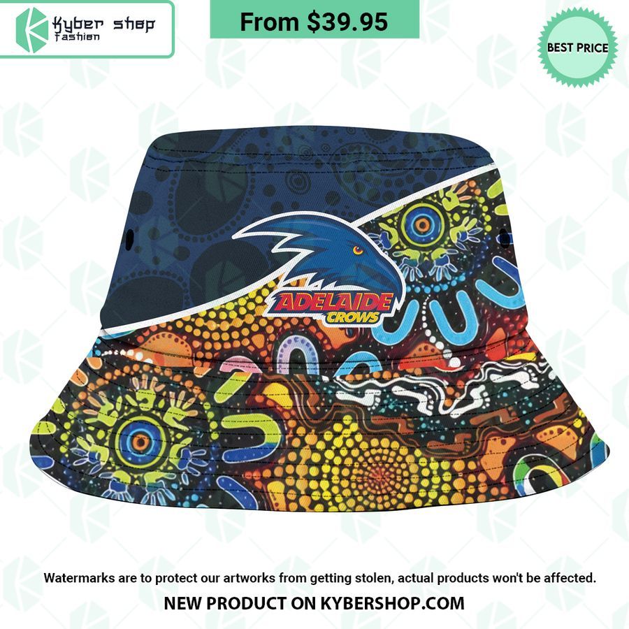 Adelaide Football Club Indigenous Pattern Bucket Hat