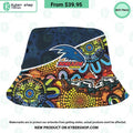 Adelaide Football Club Indigenous Pattern Bucket Hat