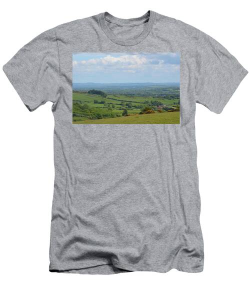 Aerial View Of Fields In Ireland T-Shirt