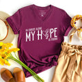 In Christ Alone My Hope Is Found Christian V-Neck