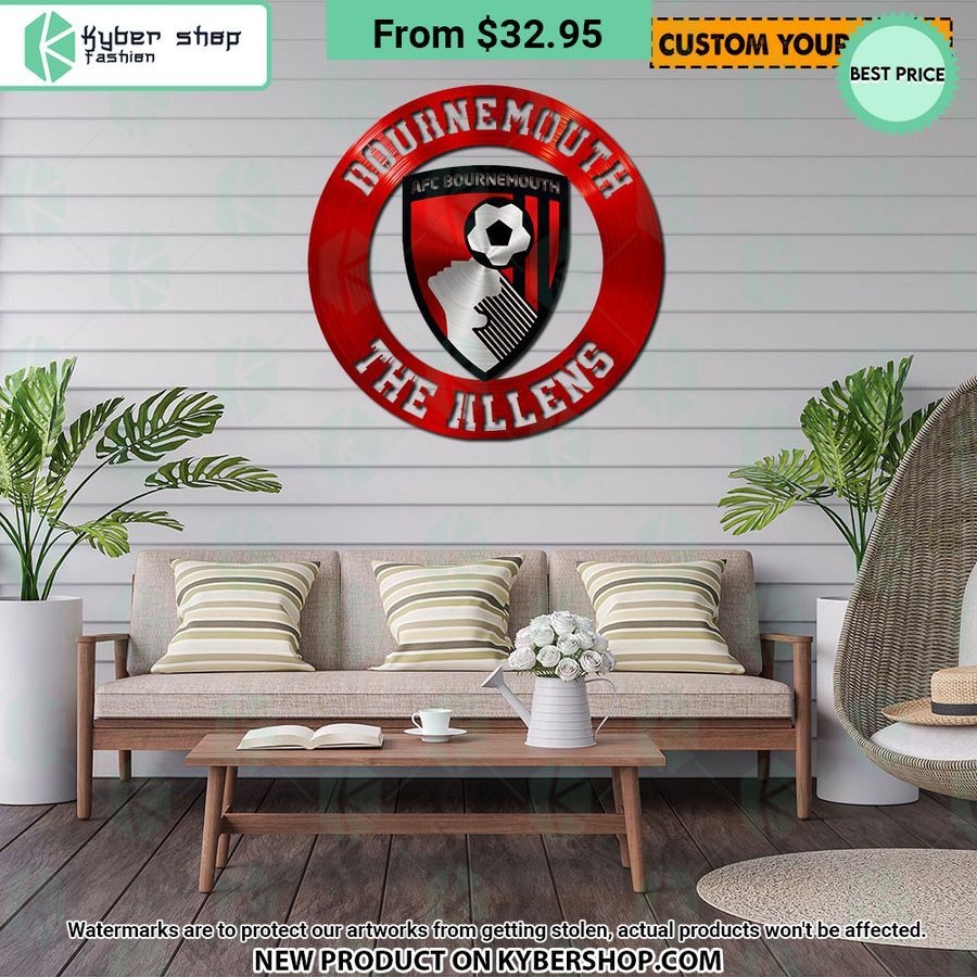 AFC Bournemouth CUSTOM Metal Sign