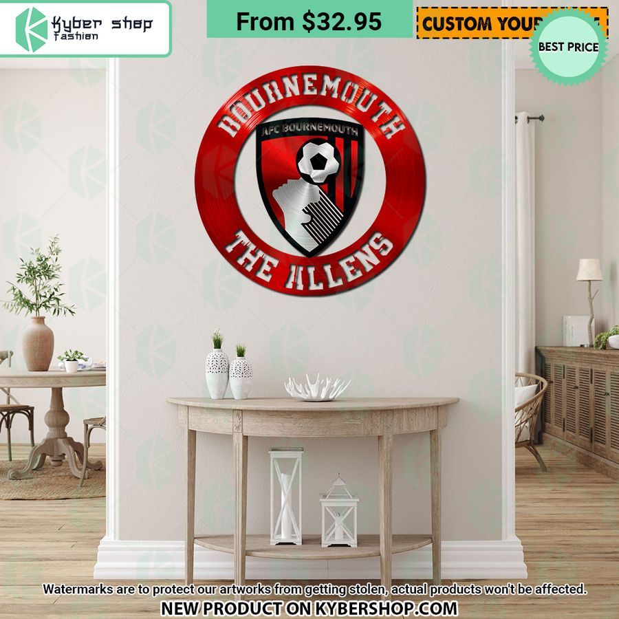 AFC Bournemouth CUSTOM Metal Sign