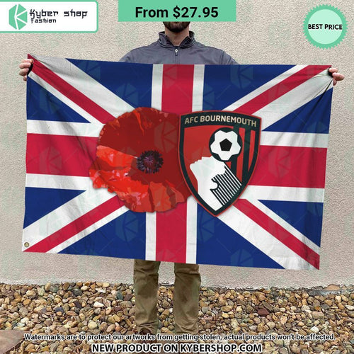 AFC Bournemouth Remembrance day Flag