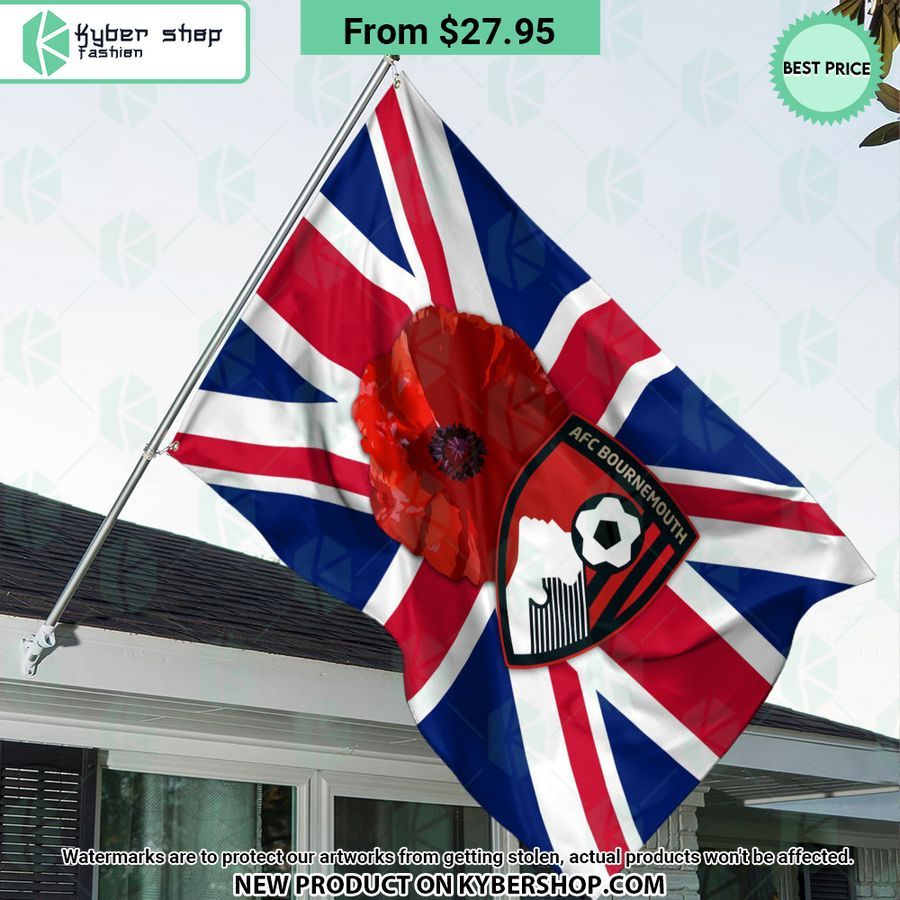AFC Bournemouth Remembrance day Flag