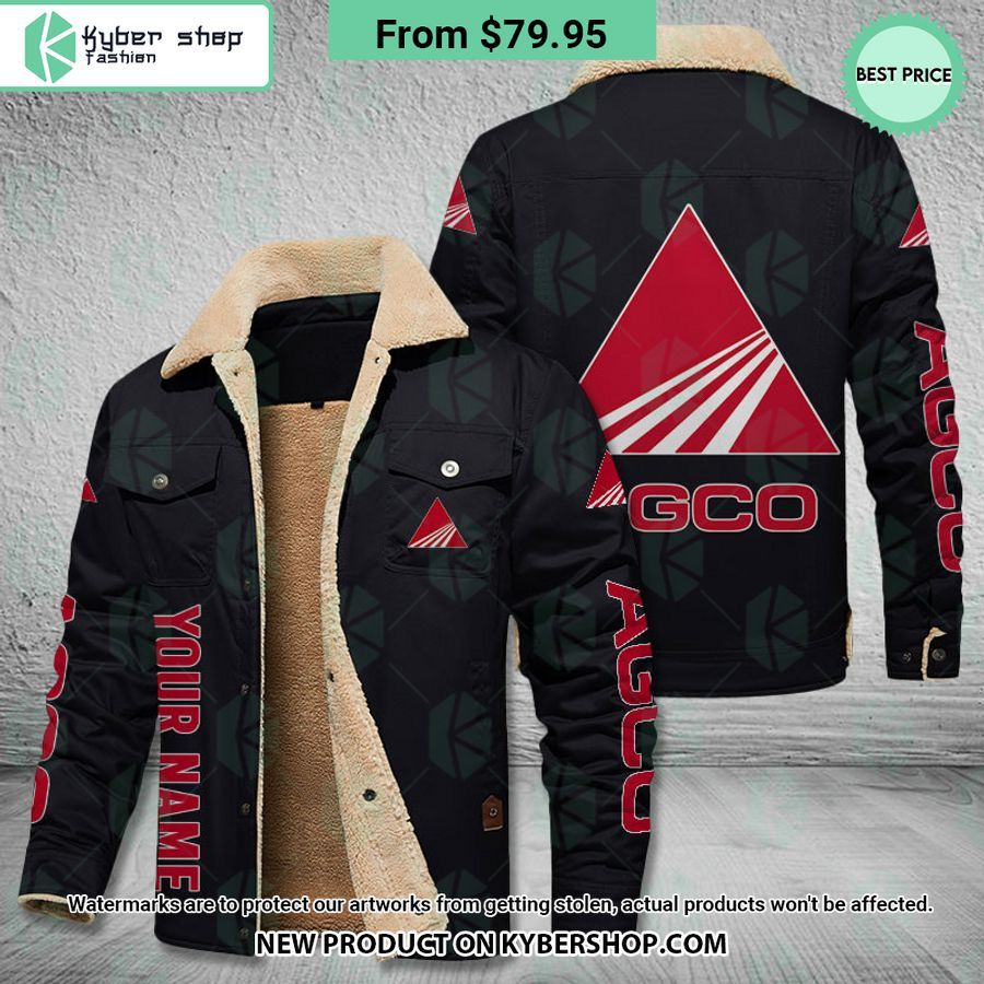 AGCO Allis Fleece Leather Jacket