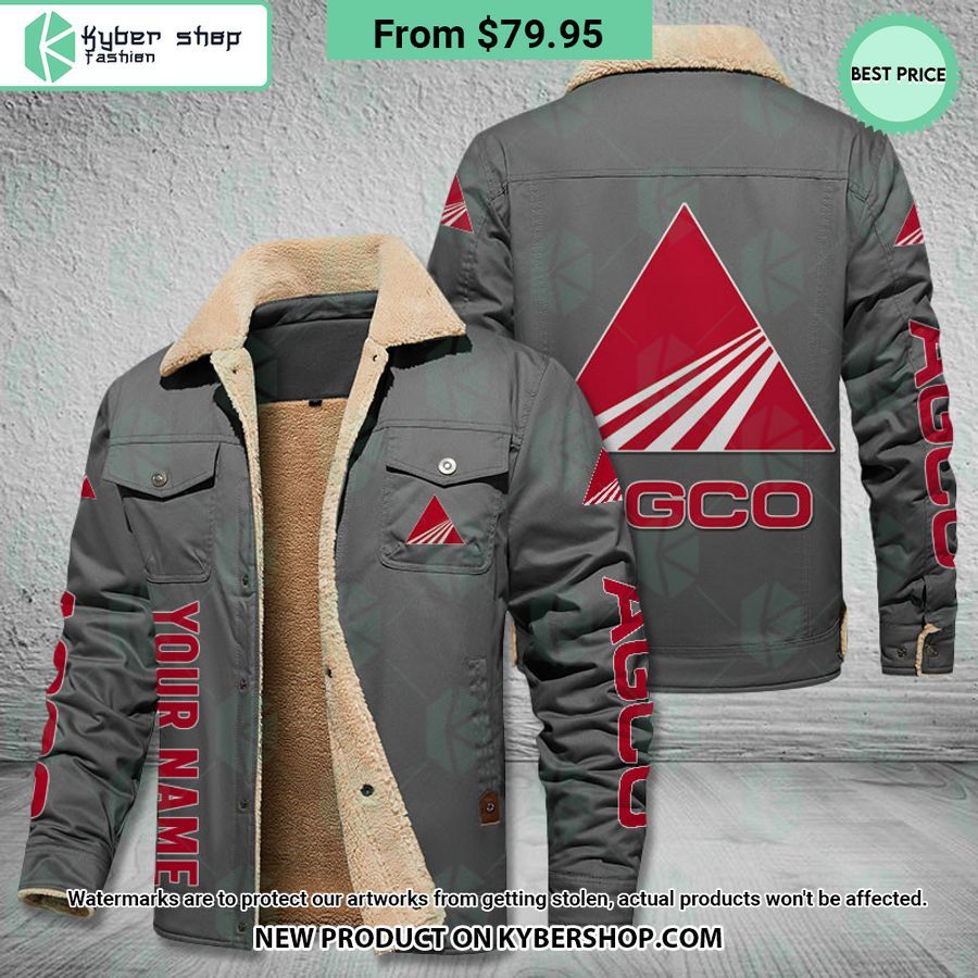 AGCO Allis Fleece Leather Jacket