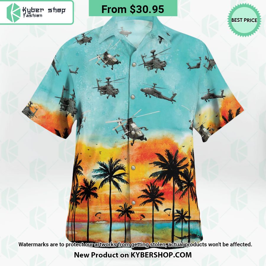 AH-64 Apache Hawaiian Shirt