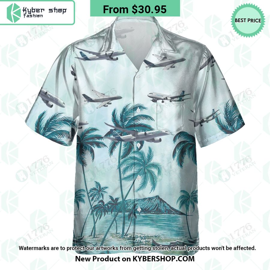 Airbus Palm Hawaiian Shirt