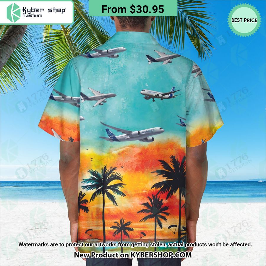 Airbus Sunset Hawaiian Shirt