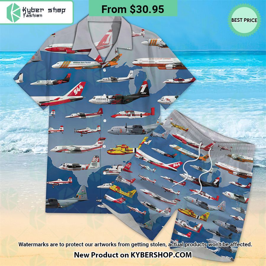 Airplanes Various Type Hawaiian Shirt Shorts
