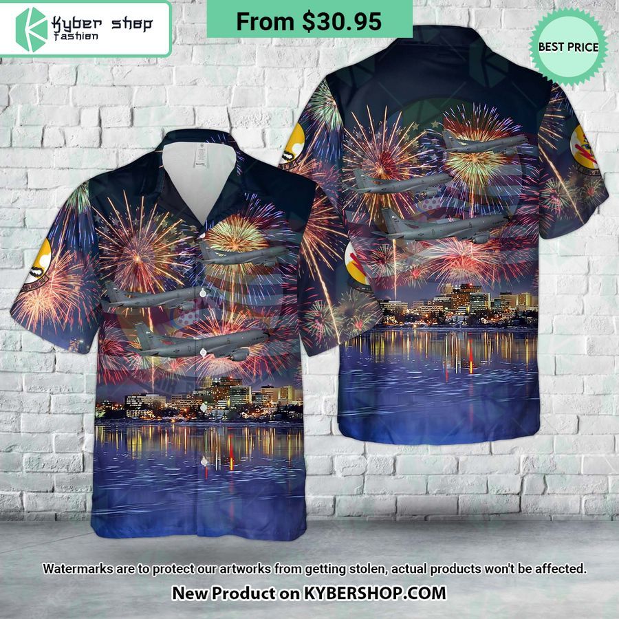 Alaska Air National Guard 168th Air Refueling Wing Boeing KC-135R Stratotanker Hawaiian Shirt