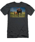 Alaska Moose Family - Painted T-Shirt