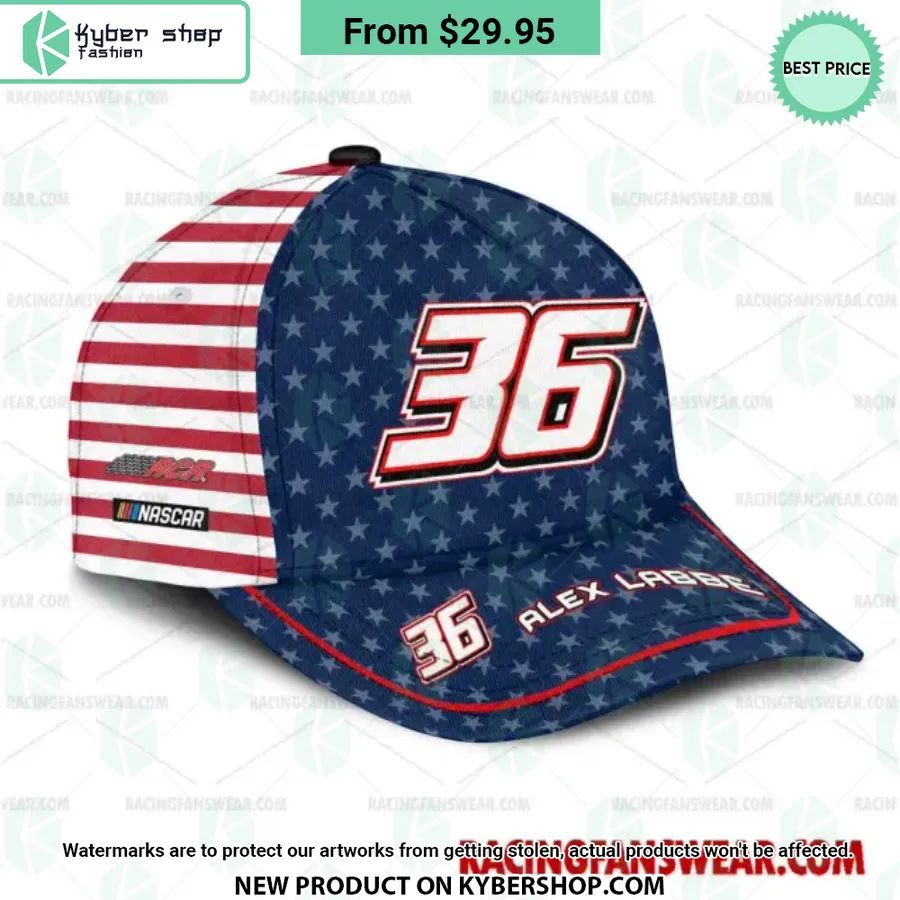 Alex Labbe NASCAR Racing Independence Day Hat