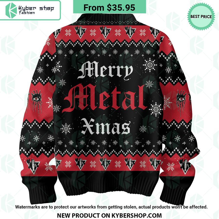 Alice Cooper Merry Metal Xmas Sweater