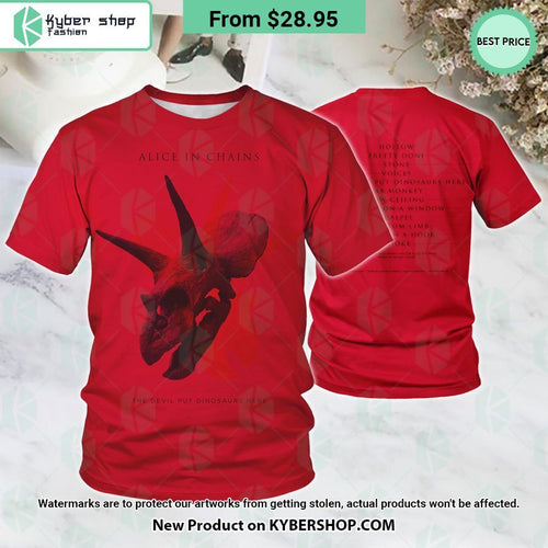 Alice In Chains The Devil Put Dinosaurs Here Album Shirt