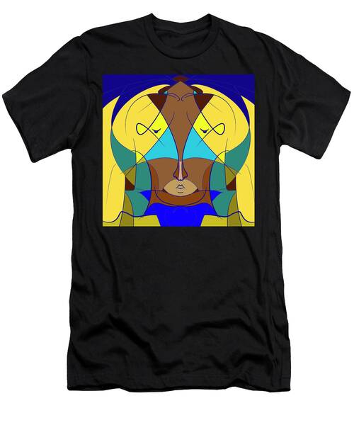 Colorful Abstract Faces T-Shirt
