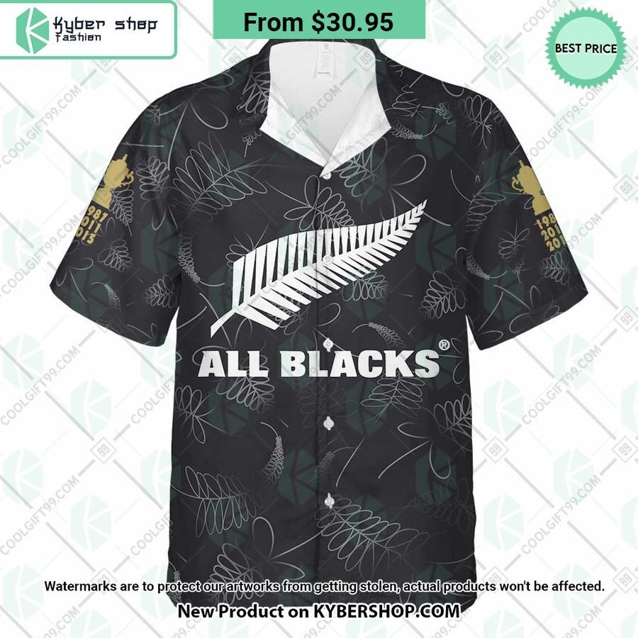 All Blacks New Zealand Rugby CUSTOM Hawaiian Shirt