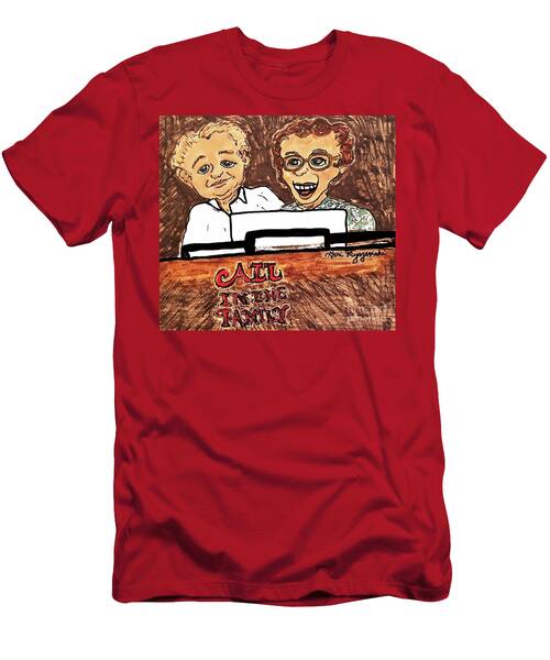 All In The Family January 12, 1971, To April 8, 1979 Carroll O'connor And Jean Stapleton T-Shirt