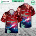 American Airlines Boeing 787-900 4th Of July Hawaiian Shirt