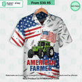 American Farmer US Flag Hawaiian Shirt