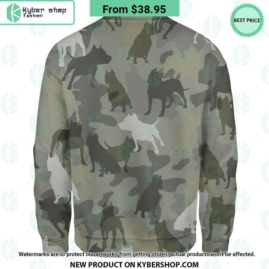 American Staffordshire Terrier Camo Sweatshirt