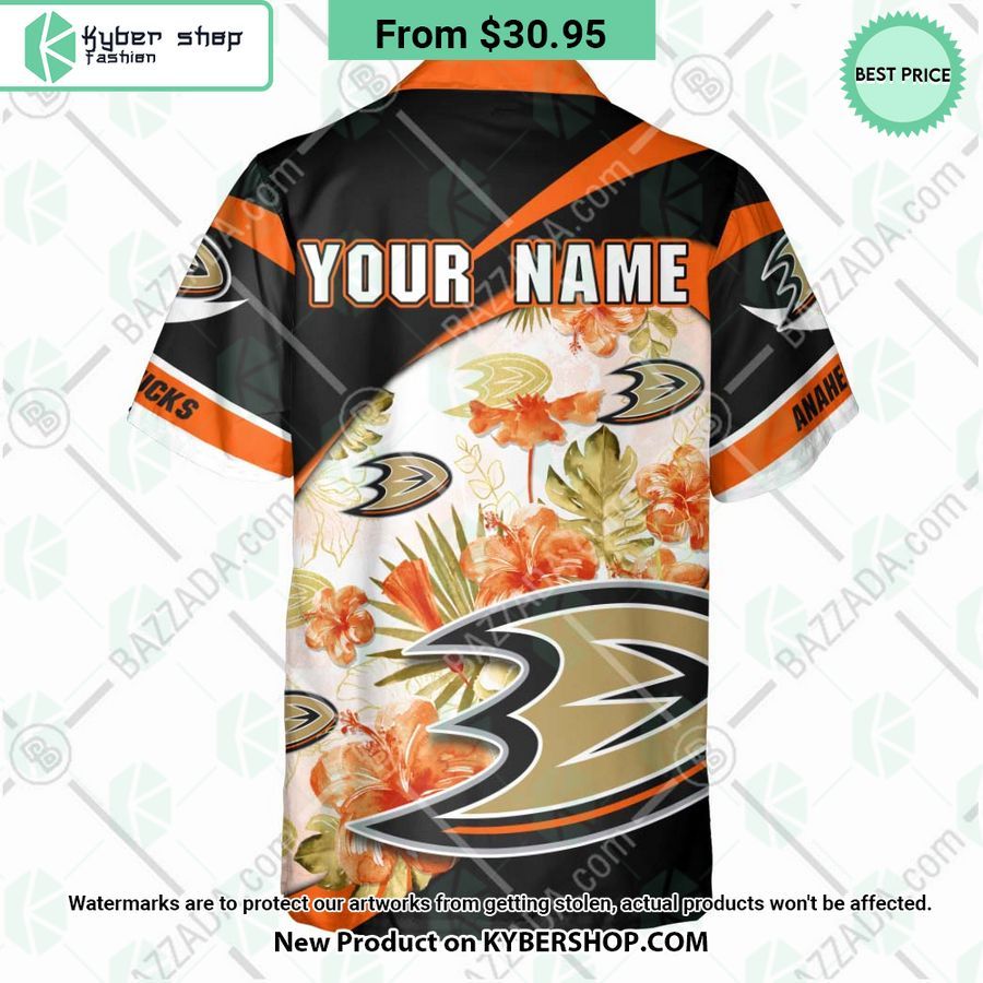 Anaheim Ducks custom personalized Hawaiian Shirt