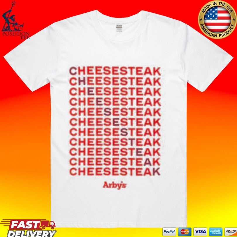 Arby’s Cheesesteak Maroon T-shirt