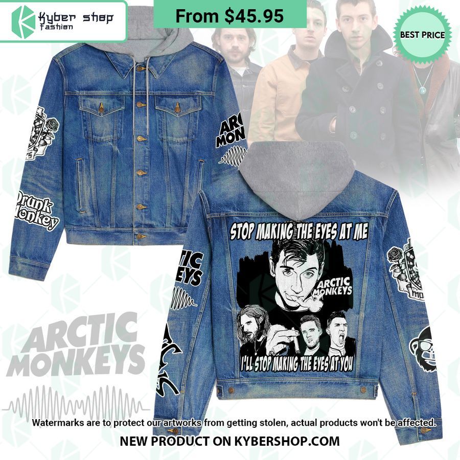 Arctic Monkeys Hooded Denim Jacket