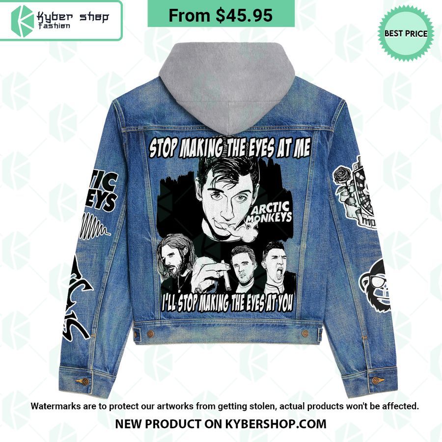 Arctic Monkeys Hooded Denim Jacket
