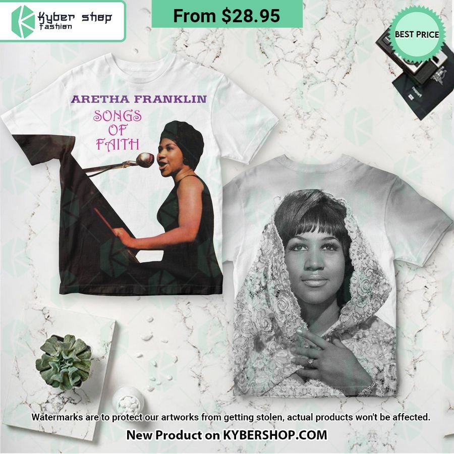 Aretha Franklin Songs Of Faith Album Shirt