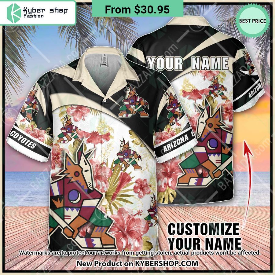 Arizona Coyotes custom personalized Hawaiian Shirt
