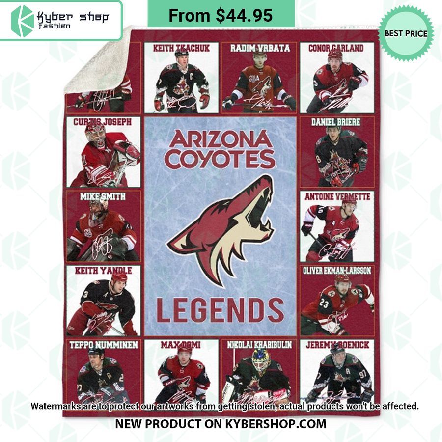 Arizona Coyotes Legends Fleece Blanket